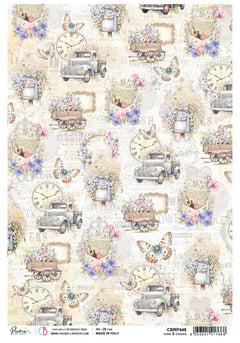 Rice Paper A4 Home & Garden - 5 Sheets-1