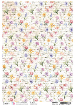 Papier de riz A4 Parfum Printemps - 5 feuilles-1