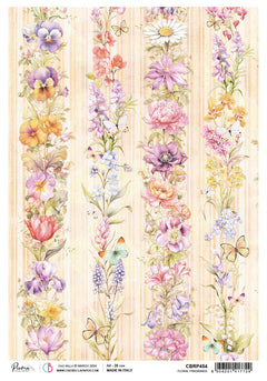 Papier de riz A4 Parfum floral - 5 feuilles-1