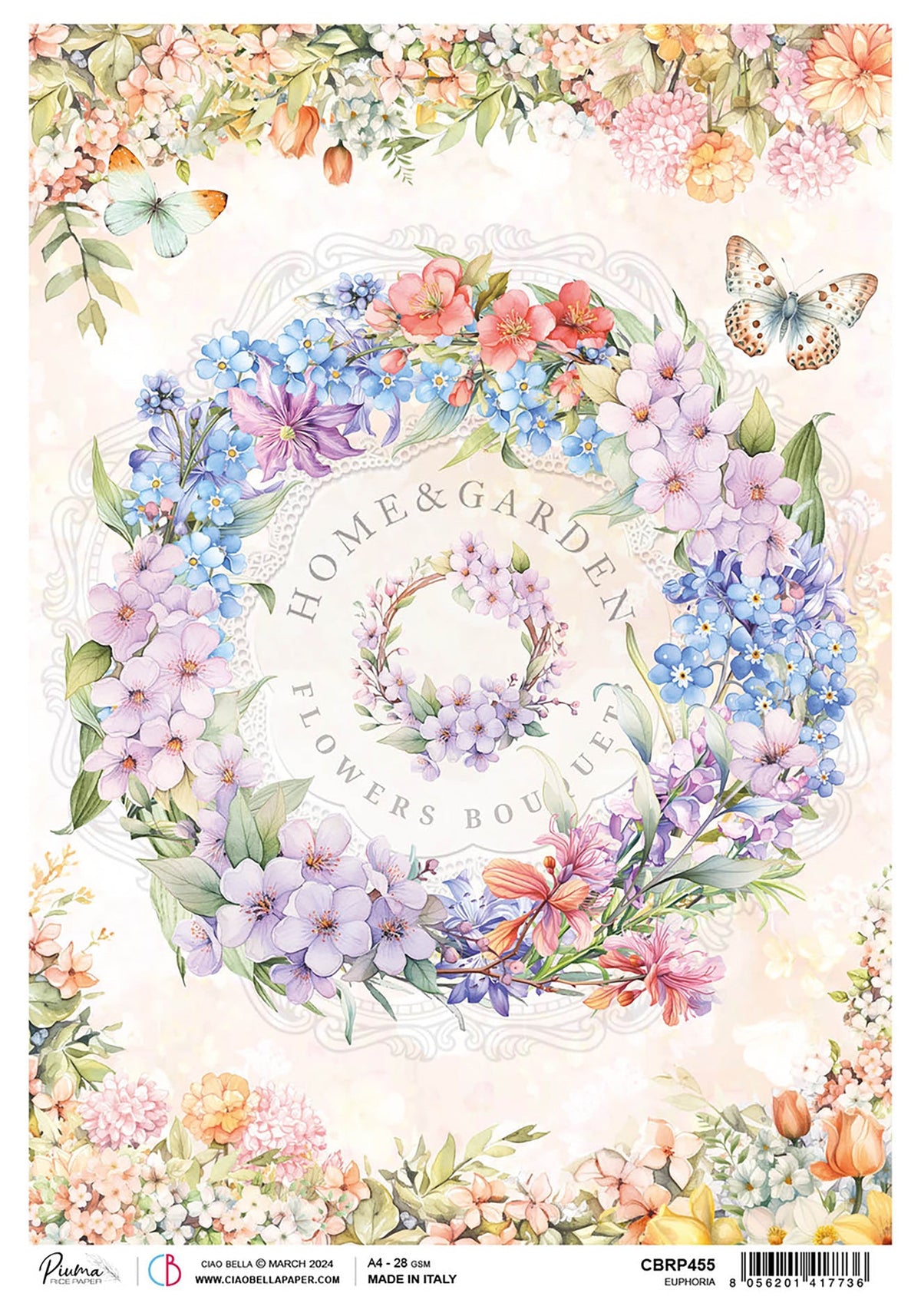 Rice Paper A4 Euphoria - 5 Sheets-1