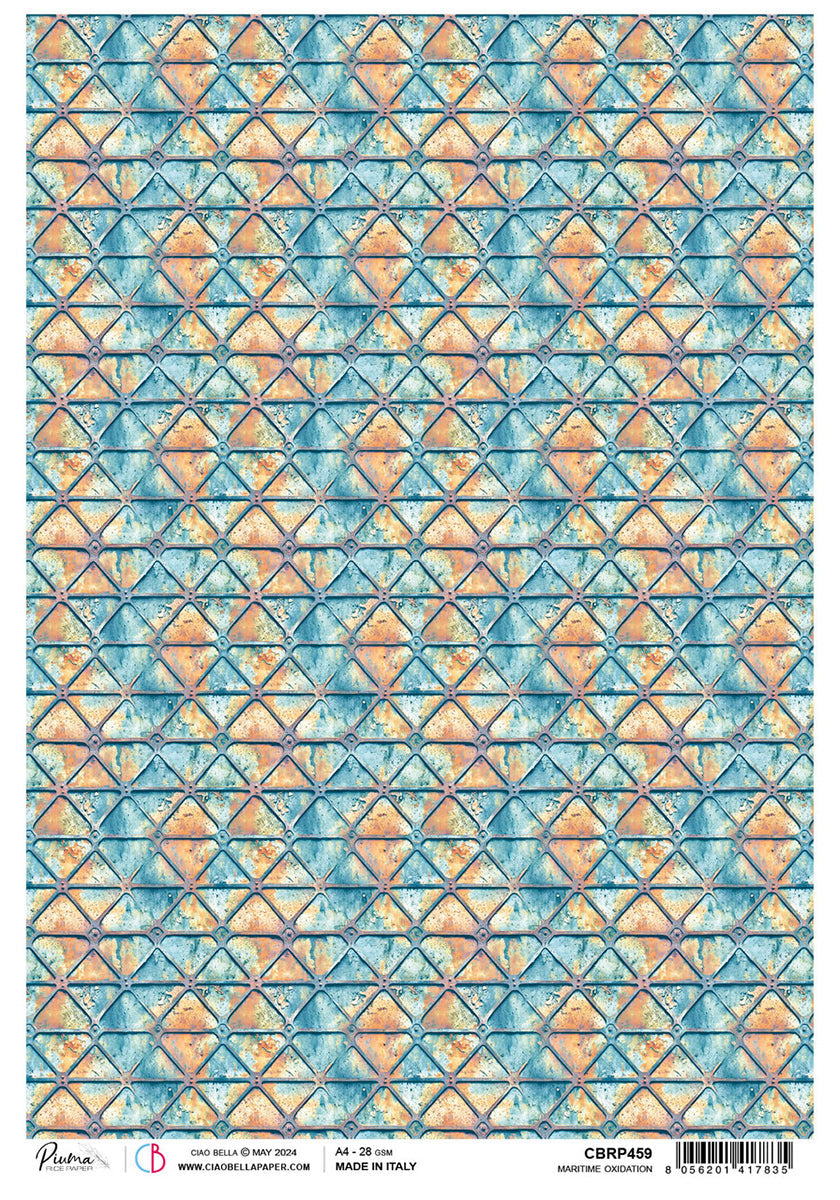 Rice Paper A4 Maritime Oxidation - 5 Sheets-1