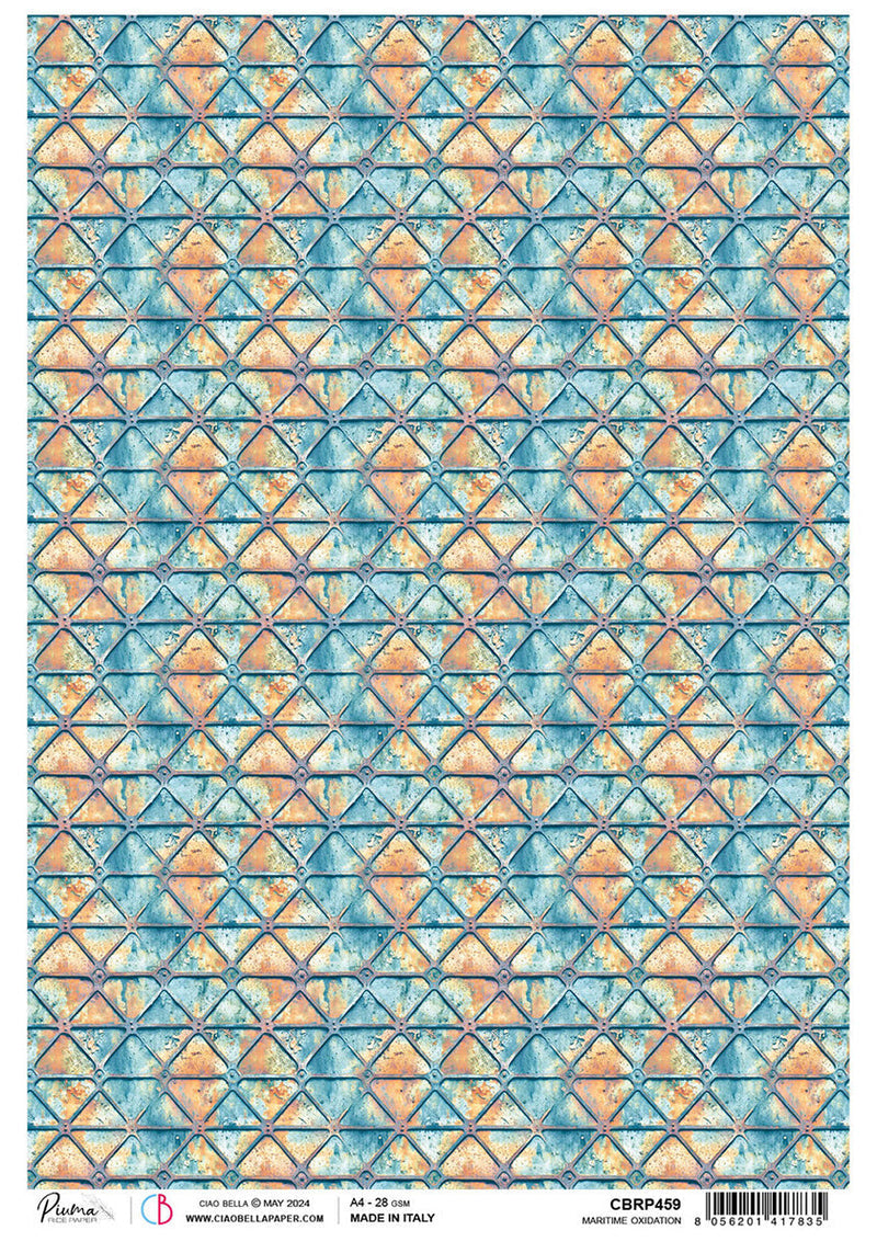 Rice Paper A4 Maritime Oxidation - 5 Sheets-1