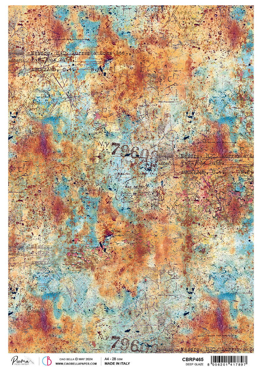 Rice Paper A4 Deep Glaze - 5 Sheets-1