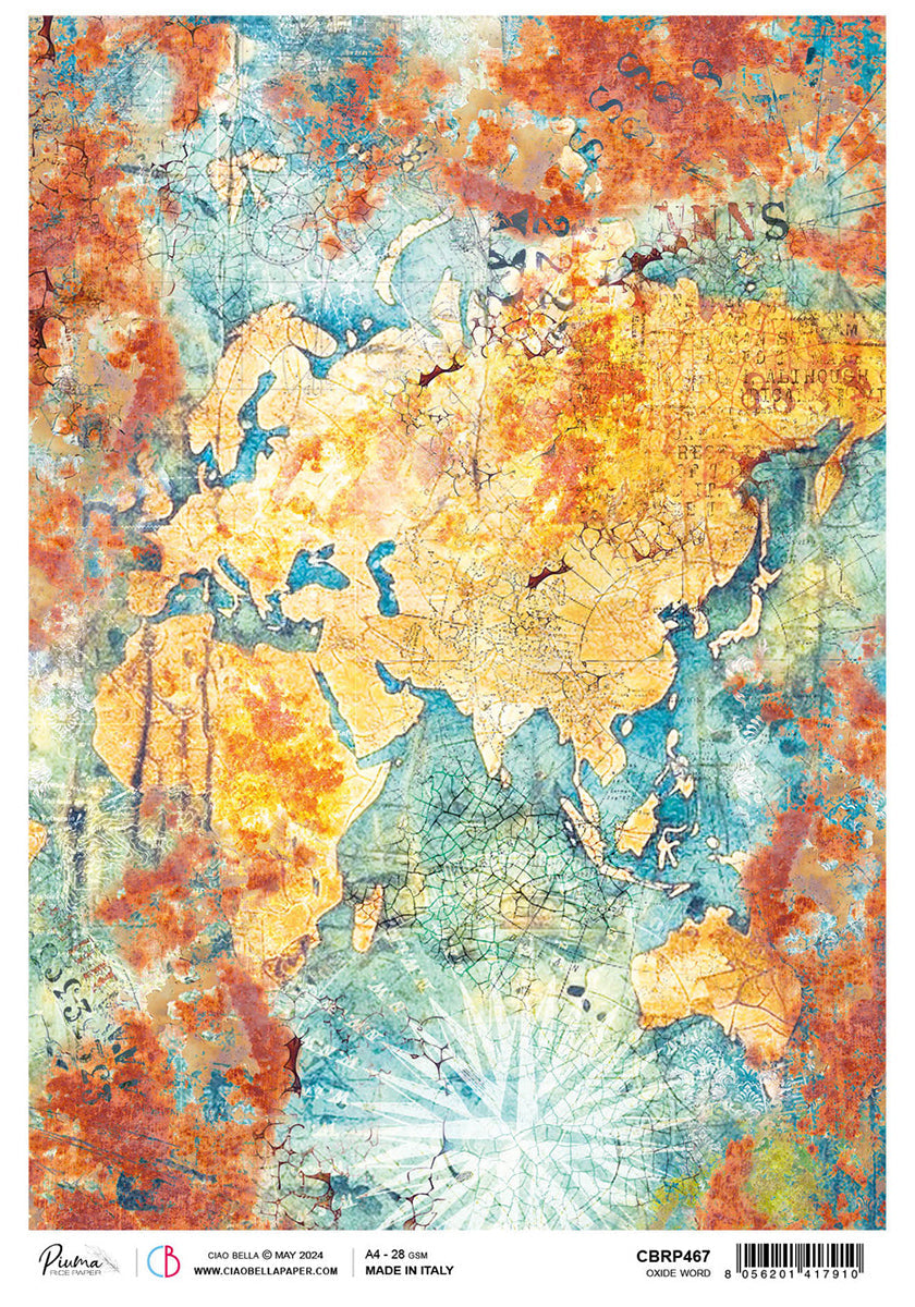 Rice Paper A4 Oxide World - 5 Sheets-1