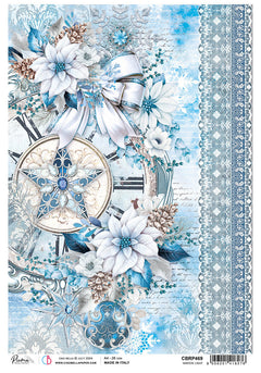 Papier de riz A4 Lumière d'hiver - 5 feuilles-1