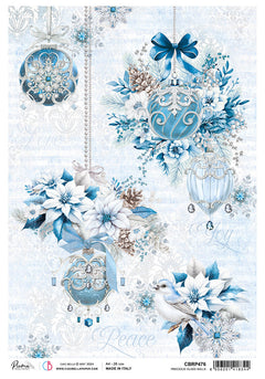 Rice Paper A4 Precious Glass Balls - 5 Sheets-1