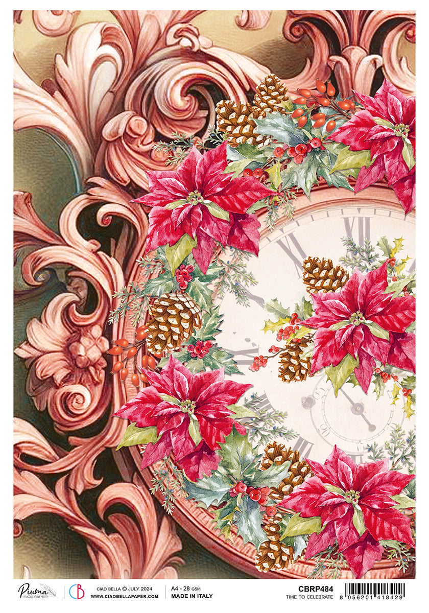 Rice Paper A4 Time to Celebrate - 5 Sheets-1