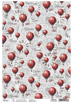 Papier de Riz A4 Rêves de Velours - 5 Feuilles-1