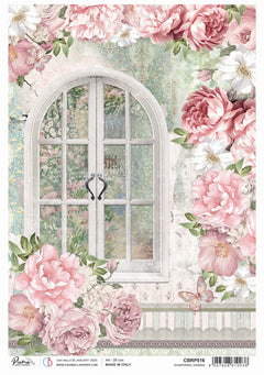 Rice Paper A4 Whispering Garden - 5 Sheets-1