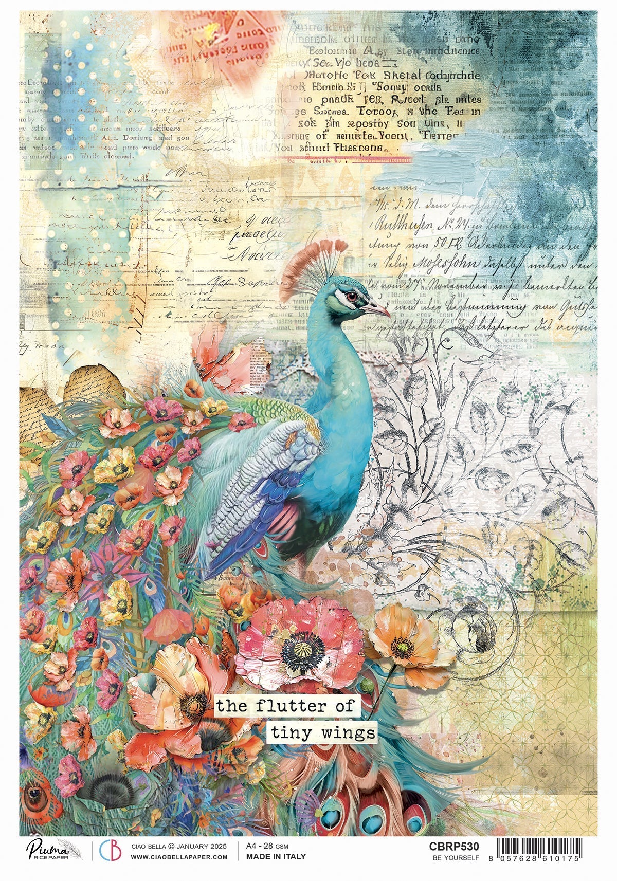 Rice Paper A4 Be yourself - 5 Sheets-1