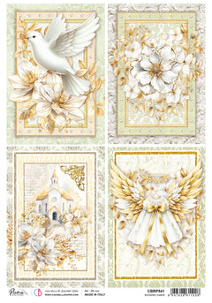 Rice Paper A4 Blessing Cards - 5 Sheets-1