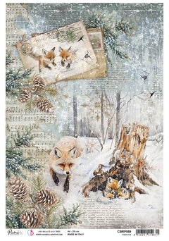 Rice Paper A4 Foxglow - 5 Sheets-1