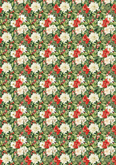 Rice Paper A5 Mixed 8/Pkg Christmas Vibes-4