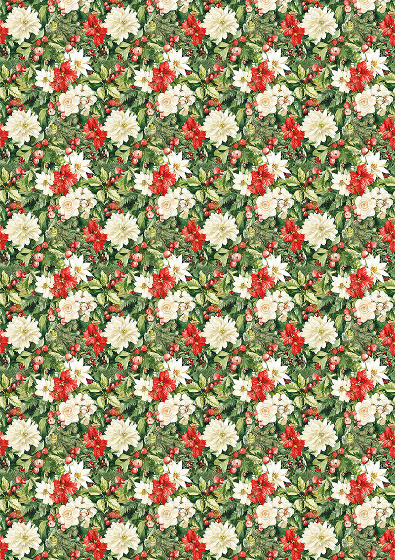 Rice Paper A5 Mixed 8/Pkg Christmas Vibes-4