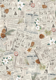 Rice Paper A5 Mixed 8/Pkg Christmas Vibes-7