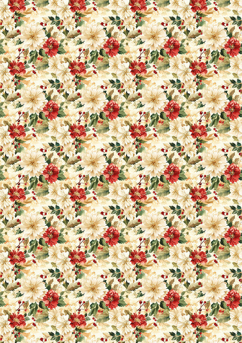 Rice Paper A5 Mixed 8/Pkg Christmas Vibes-9