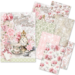 Rice Paper A5 MIXED 8/Pkg Timeless Moments-1
