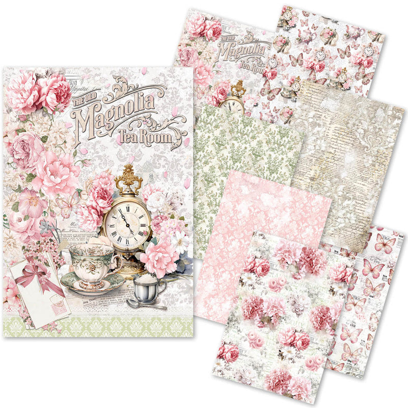 Rice Paper A5 MIXED 8/Pkg Timeless Moments-1