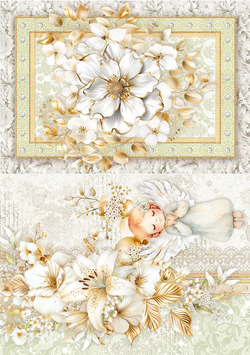 Rice Paper A5 MIXED 8/Pkg Blessing Day-2