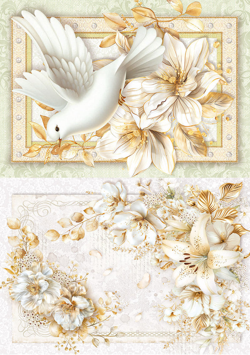 Rice Paper A5 MIXED 8/Pkg Blessing Day-5