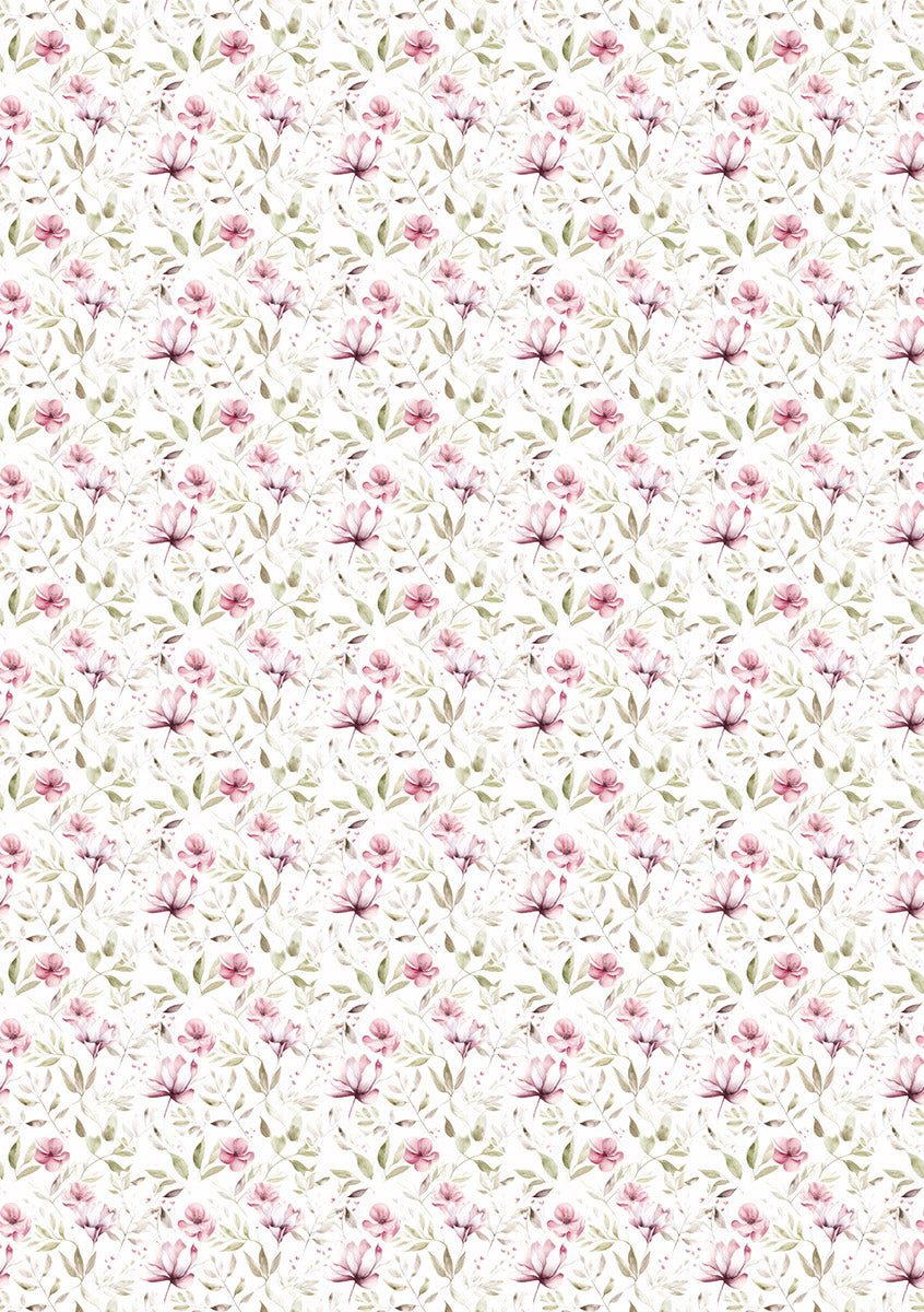 Rice Paper A5 MIXED 8/Pkg Secret Garden-3