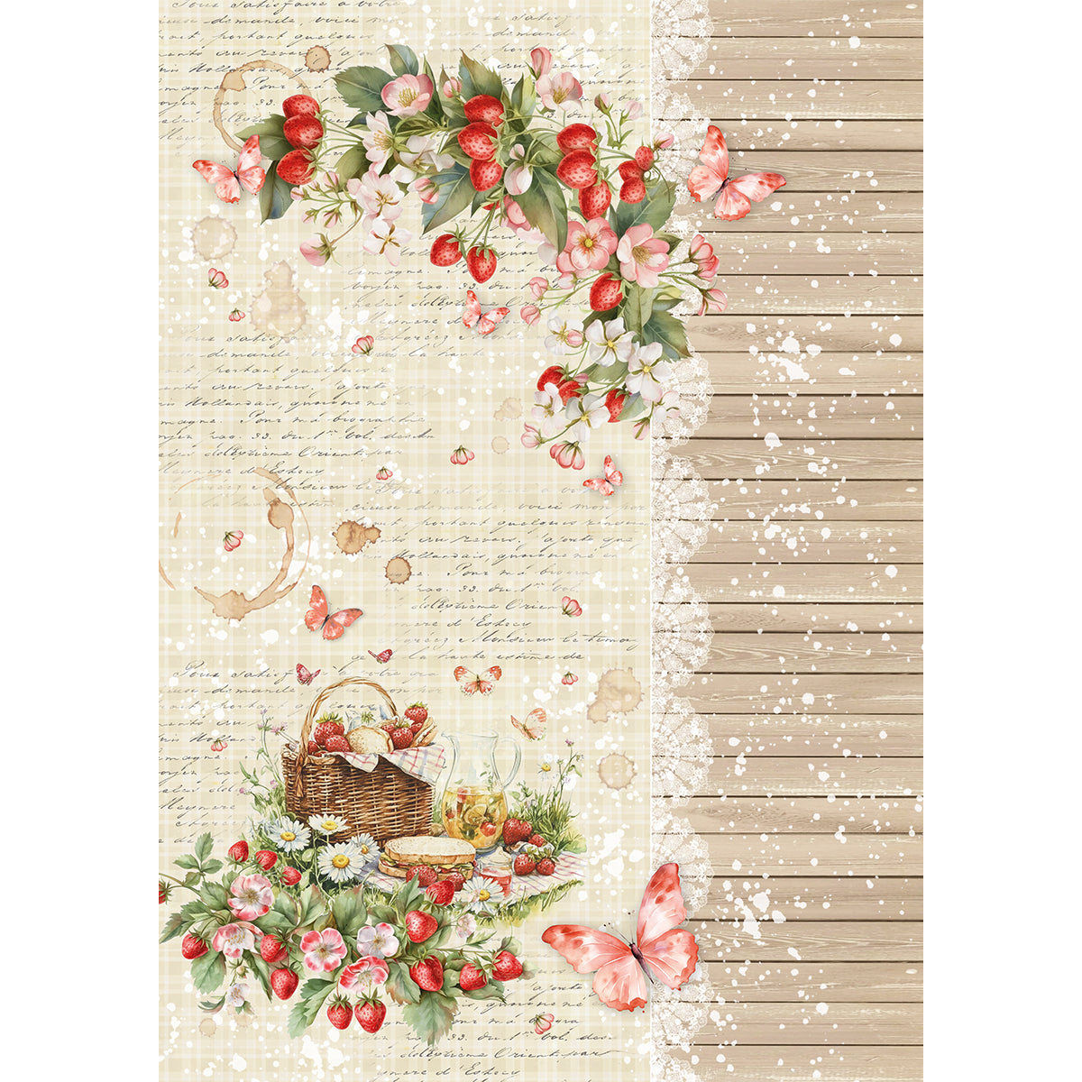 Papier de Riz A5 ASSORTI 8/Paquet Fête Forestière-4