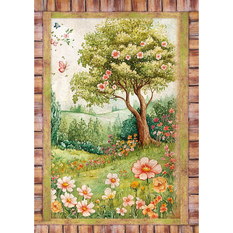 Papier de Riz A5 ASSORTI 8/Paquet Fête Forestière-6