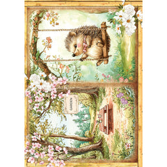 Papier de Riz A5 ASSORTI 8/Paquet Fête Forestière-9