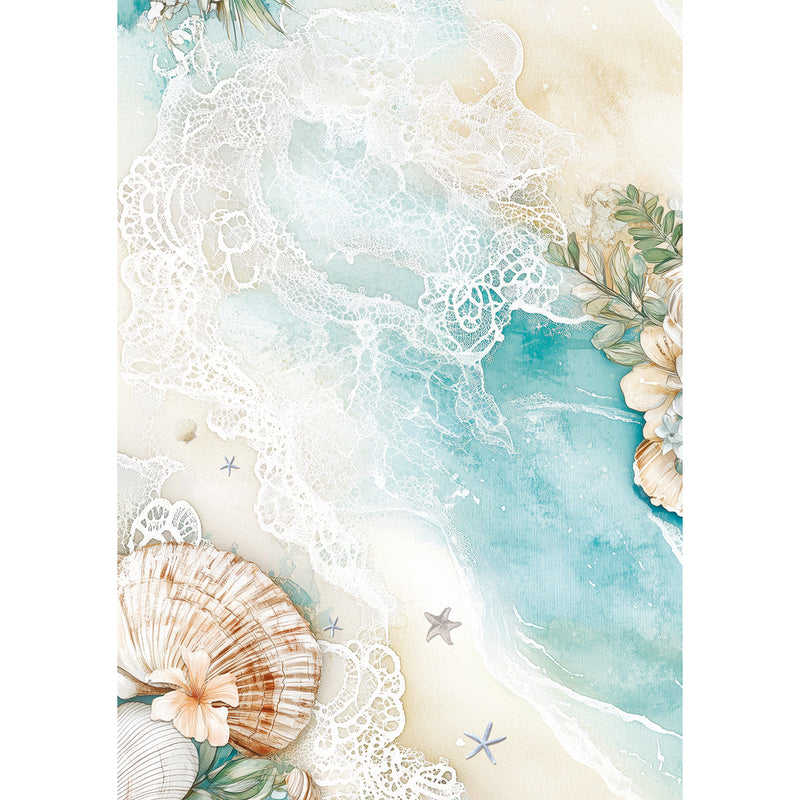 Papier de riz A5 ASSORTI 8 feuilles Jours d'été-5