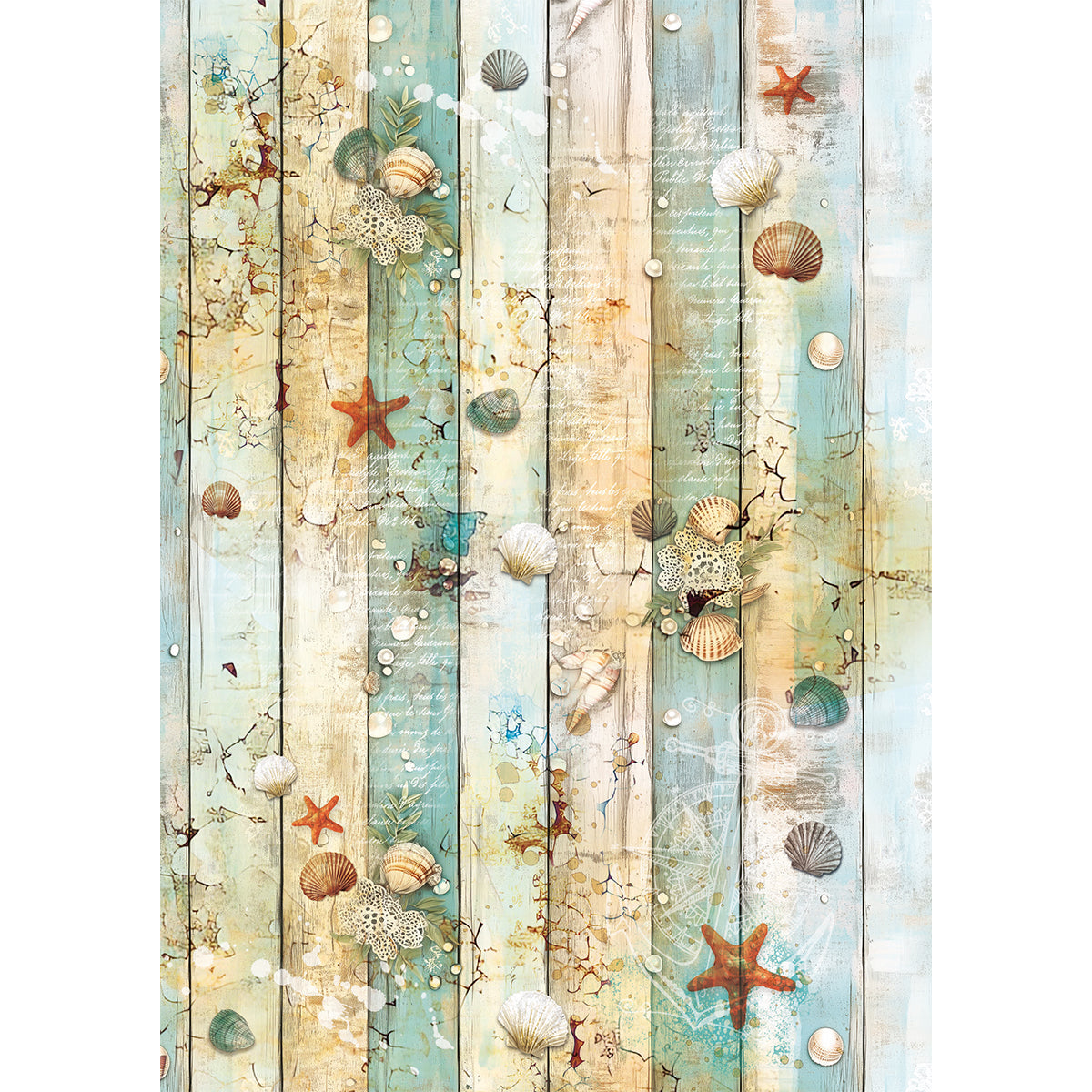Papier de riz A5 ASSORTI 8 feuilles Jours d'été-9