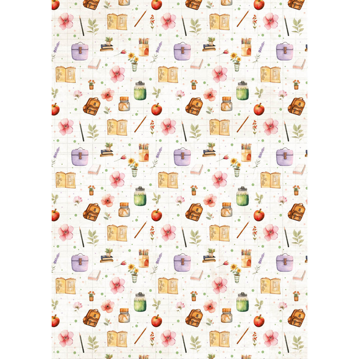Papier de riz A5 ASSORTI 8/Paquet Rentrée Scolaire-7