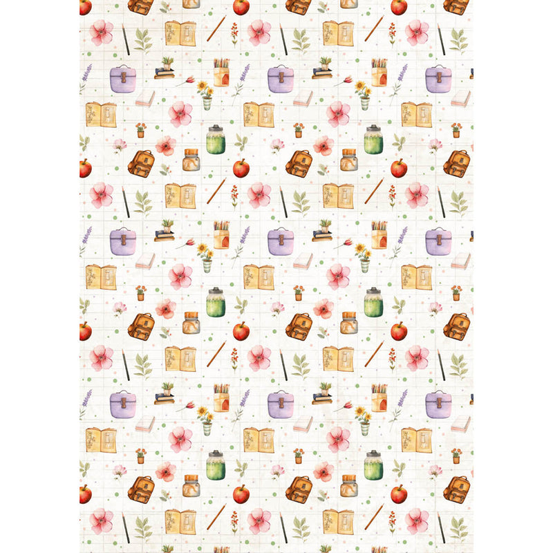 Papier de riz A5 ASSORTI 8/Paquet Rentrée Scolaire-7