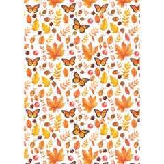 Rice Paper A5 MIXED 8/Pkg Hello Fall-3