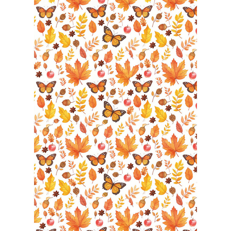 Rice Paper A5 MIXED 8/Pkg Hello Fall-3