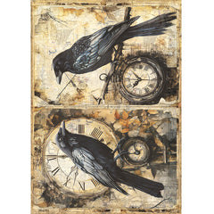 Rice Paper A5 MIXED 8/Pkg Dark Academia-2