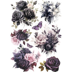 Rice Paper A5 MIXED 8/Pkg Dark Academia-3