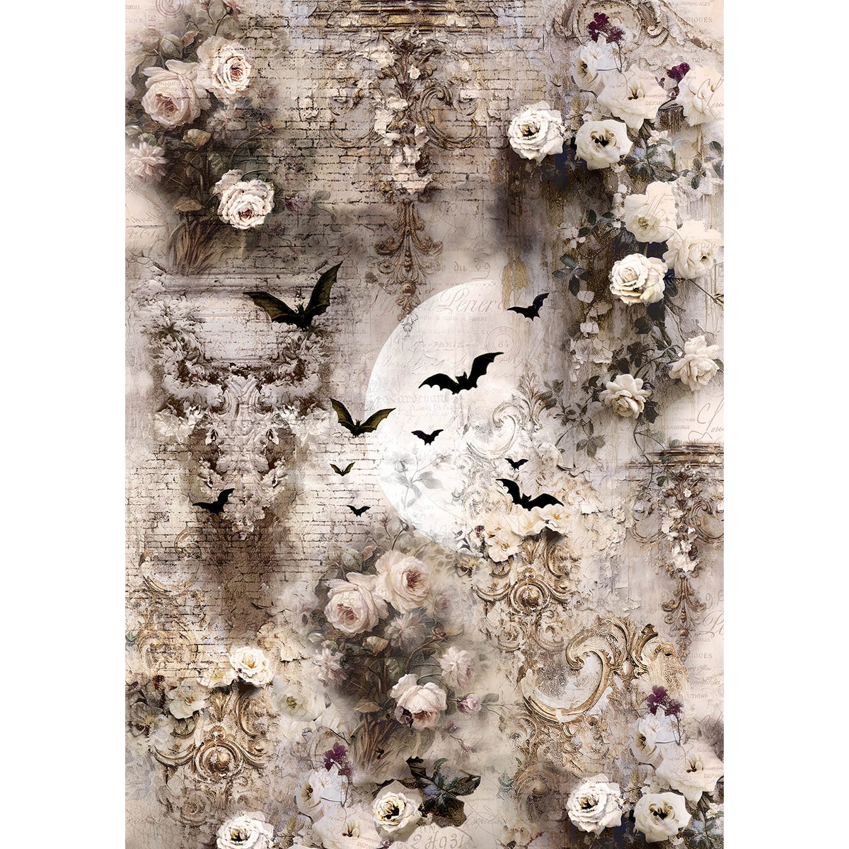 Rice Paper A5 MIXED 8/Pkg Dark Academia-9