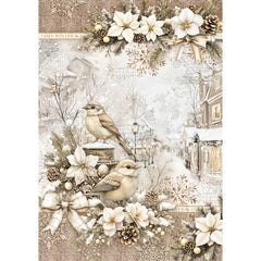 Rice Paper A5 MIXED 8/Pkg Winter Season-5