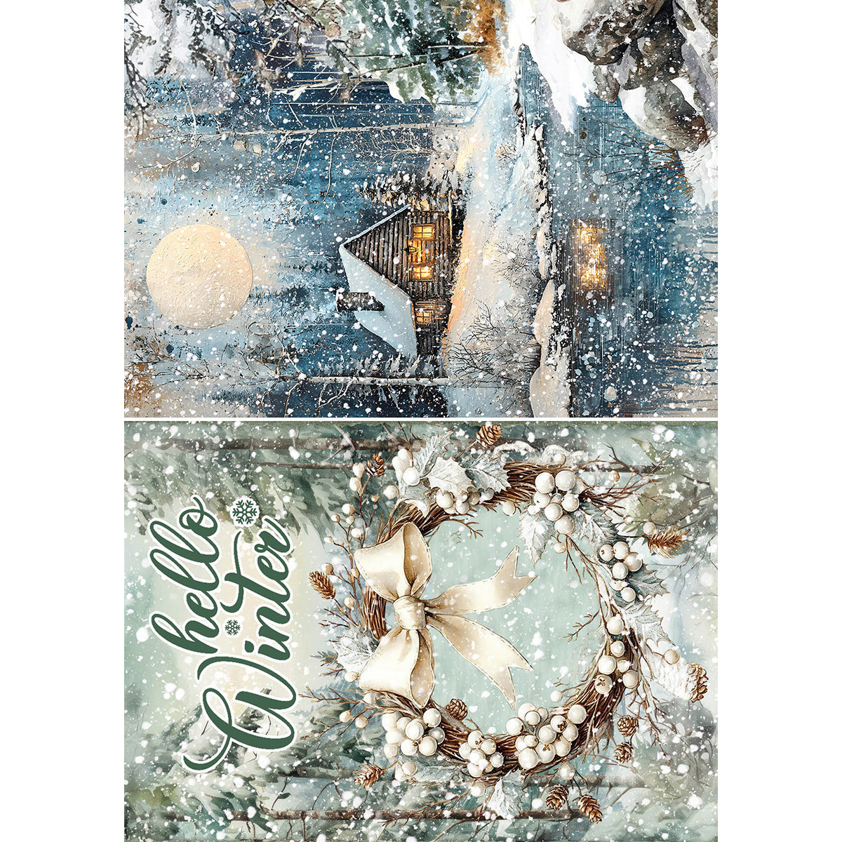 Rice Paper A5 MIXED 8/Pkg Forest Tales-2