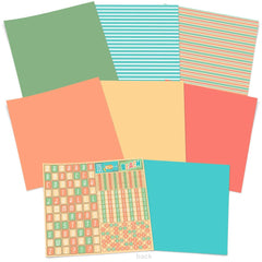 Ciao Bella Summer Tales Patterns Pad 12"x12" 8/Pkg-3