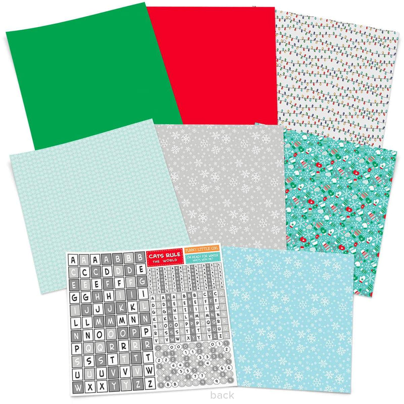Ciao Bella Zoe & Ziggy Patterns Pad 12"x12" 8/Pkg-2