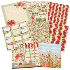 Ciao Bella Under The Tuscan Sun Patterns Pad 12"x12" 8/Pkg-2