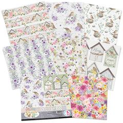 Ciao Bella Sparrow Hill Patterns Pad 12x12 8/Pkg-2