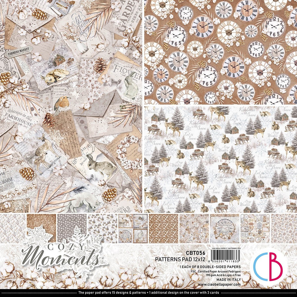 Cozy Moments Pad 12x12 8/Pkg-1