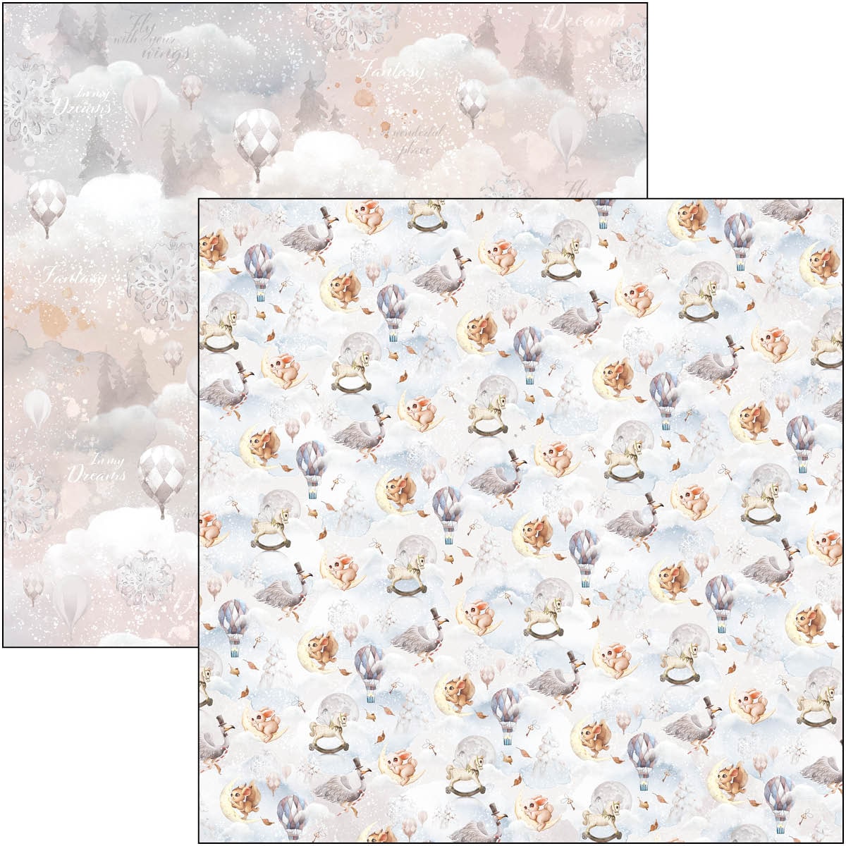 Dreamland Patterns Pad 12x12 8/Pkg-5