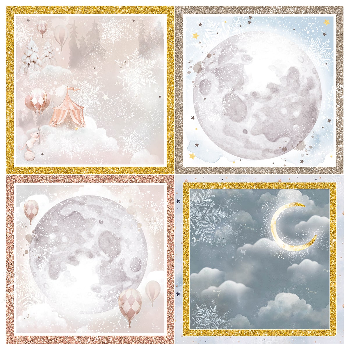 Dreamland Patterns Pad 12x12 8/Pkg-10