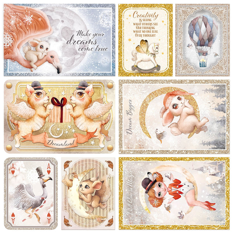 Dreamland Patterns Pad 12x12 8/Pkg-18