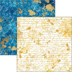 Indigo Patterns Pad 12x12 8/Pkg-6