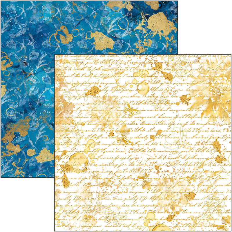 Indigo Patterns Pad 12x12 8/Pkg-6