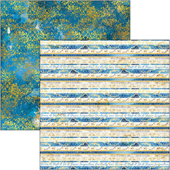 Indigo Patterns Pad 12x12 8/Pkg-7